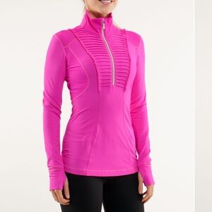 Lululemon Run: Your Heart Out Pullover Paris Pink